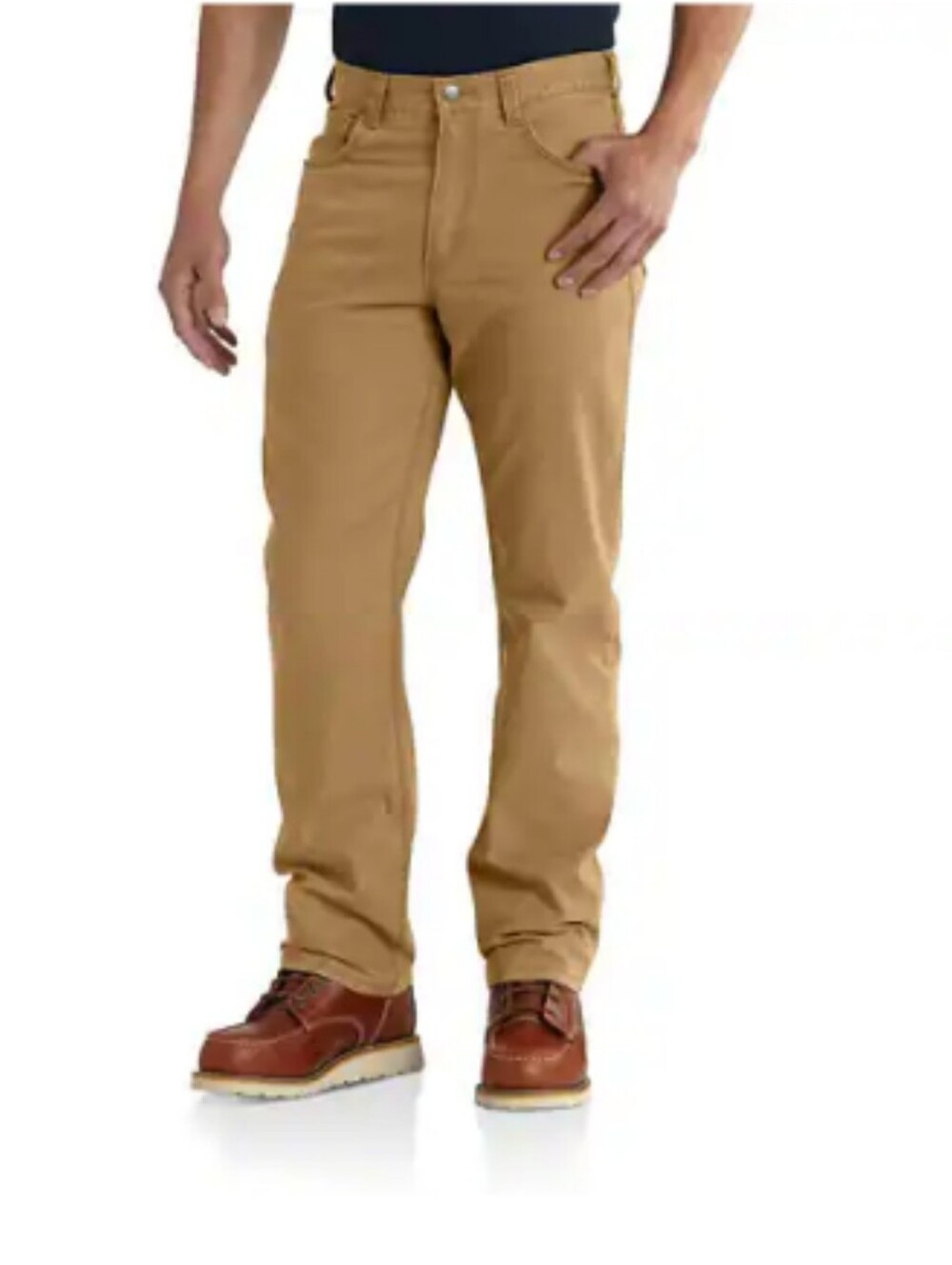 Carhartt Men's Rugged Flex Relaxed Fit Rigby 5-Pocket Work Pants 30x30 Khaki